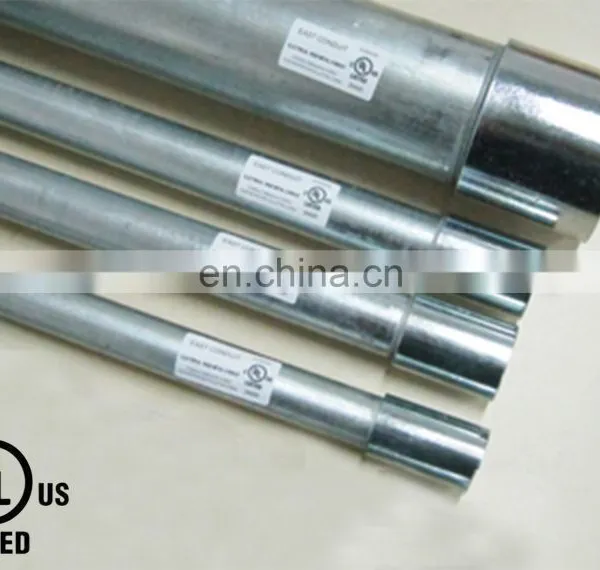 Hot Dip Galvanizing Galvanized Rigid Conduit for Easy Wire Pulling photo-7