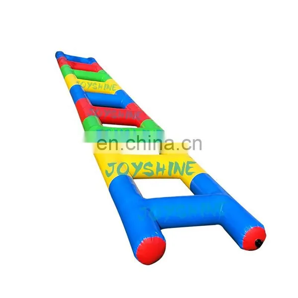 Outdoor Interactive Team Building Games Inflatable Sport Wipeout Game 6m Inflatable Ladder Bouncer For Kids and Adult photo-5