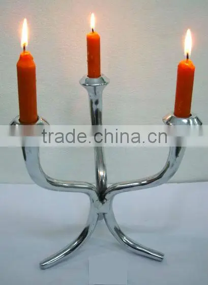 Unique Design Silver Wedding Candelabra, 9 Lite Wedding Candelabra photo-3