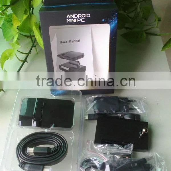 2013 New Hot Selling With Camera (5.0 MP) Android 4.0 tv Box Portable Android Mini PC HD2 Dual Mic AV WiFi RJ45 tv Box for Skype photo-6