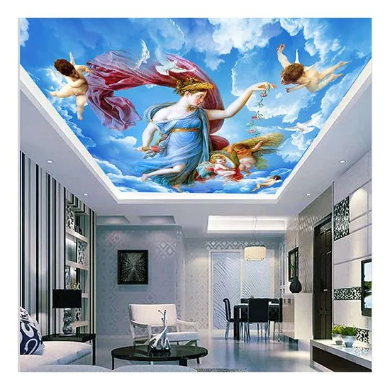 Customized Real Production Wall Mural 3D 5D 8D 16D Embossed Wall Decoration For Home Tv Background Dropshipping photo-4