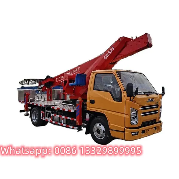 HOT SALE! JMC Brand Diesel 21m Telescopic Type Aerial Working Platform Truck photo-5