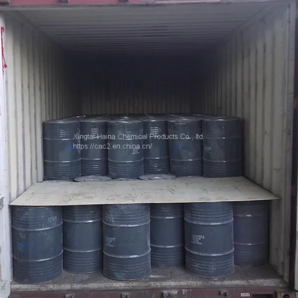 CAC2 Packing In100kgs Gray Iron Drum Calcium Carbide 25-50mm/50mm-80mm photo-2