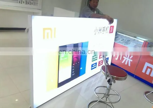 Custom-made Advertising LED PVC Soft Film Lightbox ( Lightbox Frame With Lamp Strip +soft Film and Image Printing,complete ) photo-4