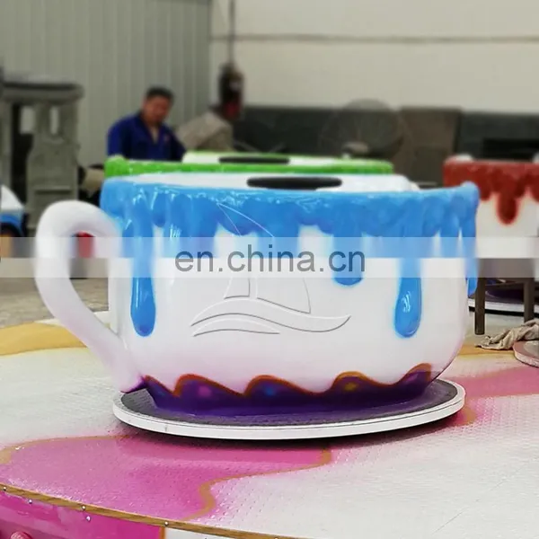Fairground Attraction Entertainment Park Equipment Funfair Carnival Children Amusement Park Coffee Cup Ride photo-4