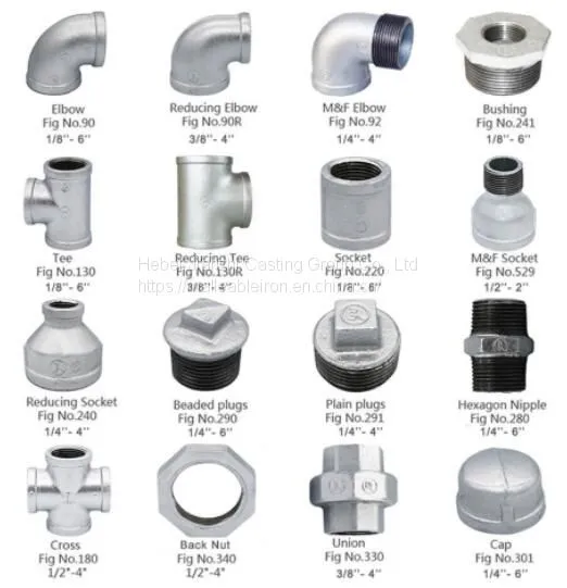Black Iron Pipe Fittings Equal Cross Fig.180 Hot Sale photo-2