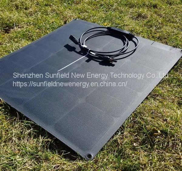Solar Panel 50W 55W 60W 18V Flexible Solar Module Custom Shape Size Output Power Volt photo-3