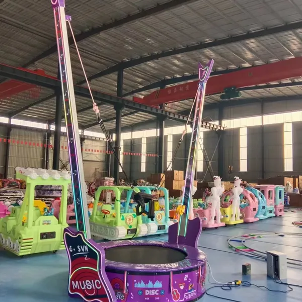 Park Backyard Carnival Ride Big Single Para 5 Trailer Jump 4 in 1 Jumping 4 2 1 Persons Bungee-trampoline Bungee Trampoline photo-3