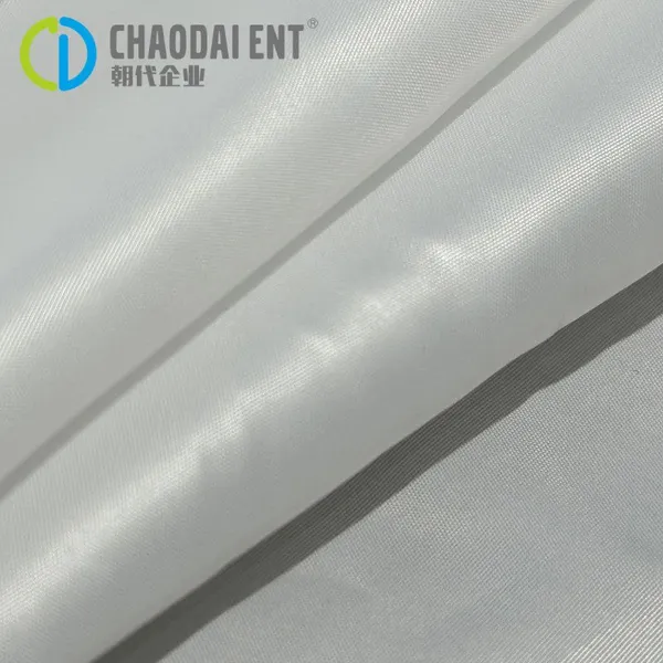 Downproof FDY 290T 55gsm 100%RPET Recycled Polyester Taffeta Fabric for Anti-fluffing of Down Clothing photo-2