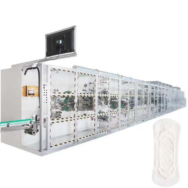 Automatic Sanitary Napkin Machine Woman Sanitary Napkins Lady Pad Making Machine photo-4