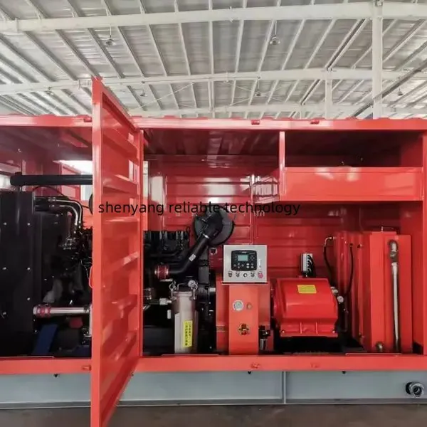 Diesel Type Water Blasting Equipment 700bar to 1500bar Diesel High Pressure Hydro Jetting Cleaning Machine photo-2