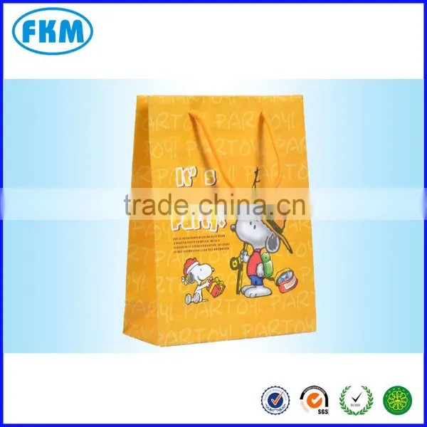 Yellow Striped Paper Bag photo-2