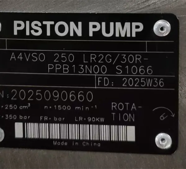 Hydraulic Pump A4VSO125 A4VSO180 A4VSO250 A4VSO355 A4VSO500 HOT SALE R902408952 A4VSO180EO2/30R-PPB13N00 Piston Pump photo-5