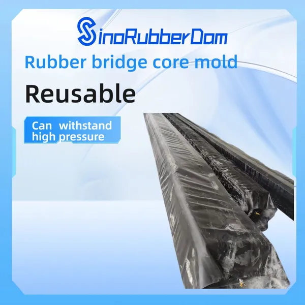 Molde de núcleo de goma inflable duradero para viga de hormigón