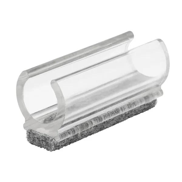 Premier Felt Glides 12mm Sled Base Chair Glide Rectangle U Shaped Chair Leg Tips Cap With Felt Pads