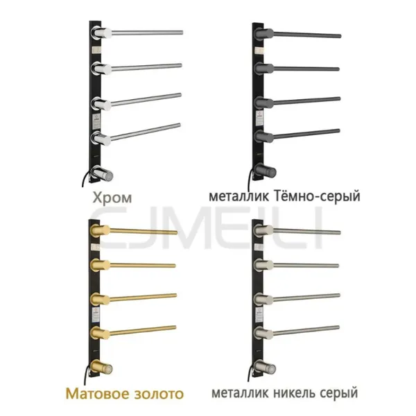 Bathroom Electric Heated Towel Rack, Towel Warmer for Bathroom, Wall Mounted Stainless Steel,4 Colours photo-4