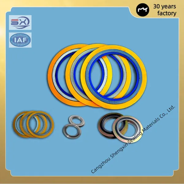 Spiral Wound Gasket Graphite Filled for Flange High Temperature Sealing