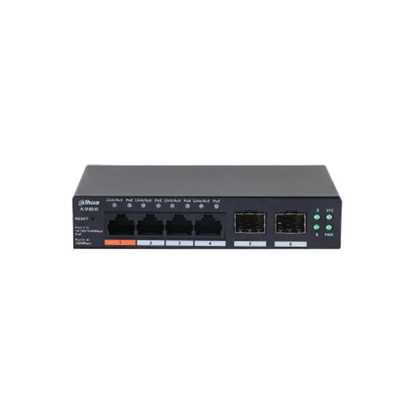 Dahua Dh-s4100-4gt2gf-60 4-port Layer 2 Managed Cloud-managed Poe Switch photo-2
