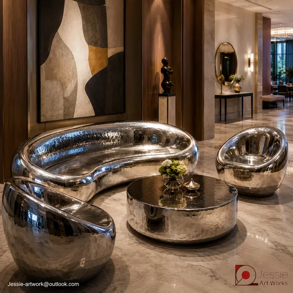 Brass Art Sofa photo-5