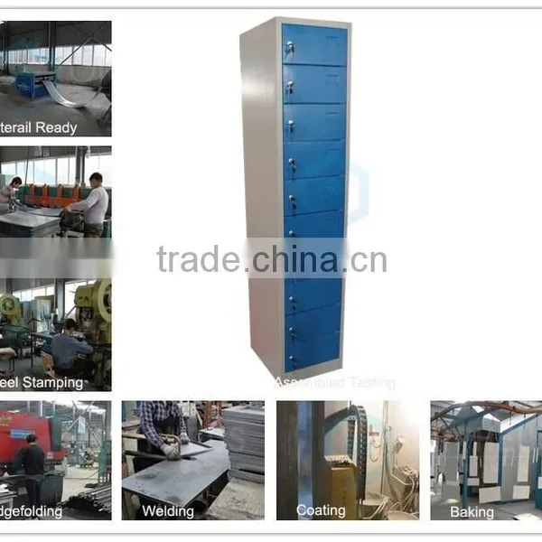 New Design Mobile Phone Charging Station for Supermarket/multi Door Metal Storage Cabinet photo-2