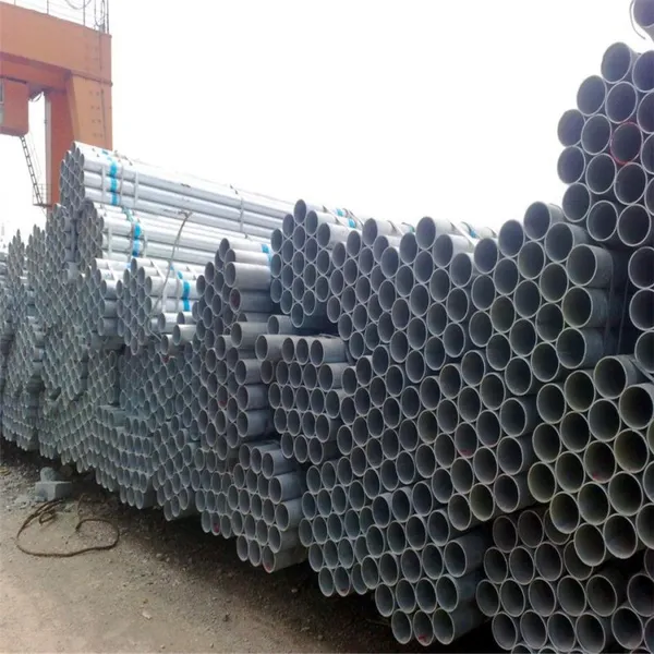 High Quality Gi Pipe Galvanized Scaffold Tube 6m Round Cattle Fence Post Steel Pipe En39/BS1139 Tested With Cutting Service photo-5
