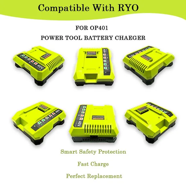 40V Lithium-Ion Battery Charger With Dual Port Output Function for Electric Tool Compatibility photo-2
