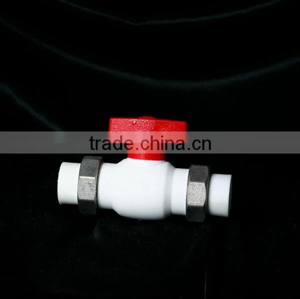 Double Union Ball Valve Hot Sale 2013 Nano-antibacterial Eco Friendly Made in China photo-3