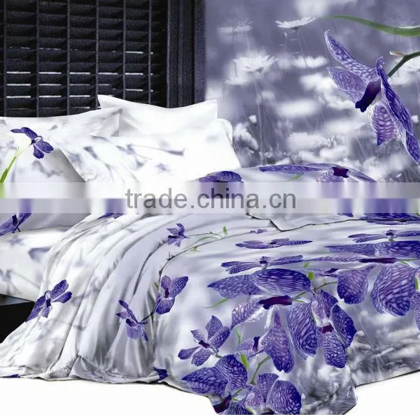 Flower Printed Duvet Bedding Sets 3D photo-4