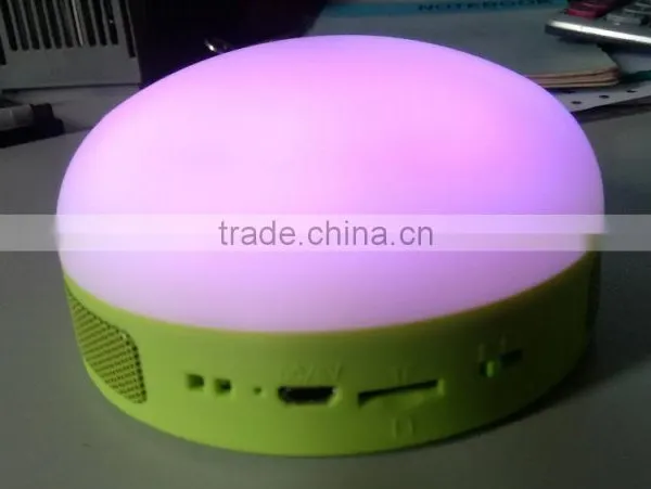 Wireless Mini Bluetooth 2.0 Speaker With LED Light Stereo for Laptop/PC/MP3/ MP4 Player