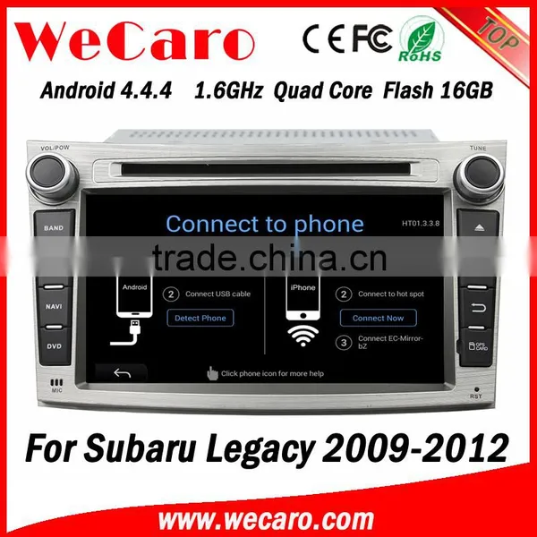 Wecaro Android 4.4.4 WC-SU7069 Wifi 3g Touch Screen Car Dvd Player Oem for Subaru Legacy Gps System 2009 2010 2011 2012 photo-5