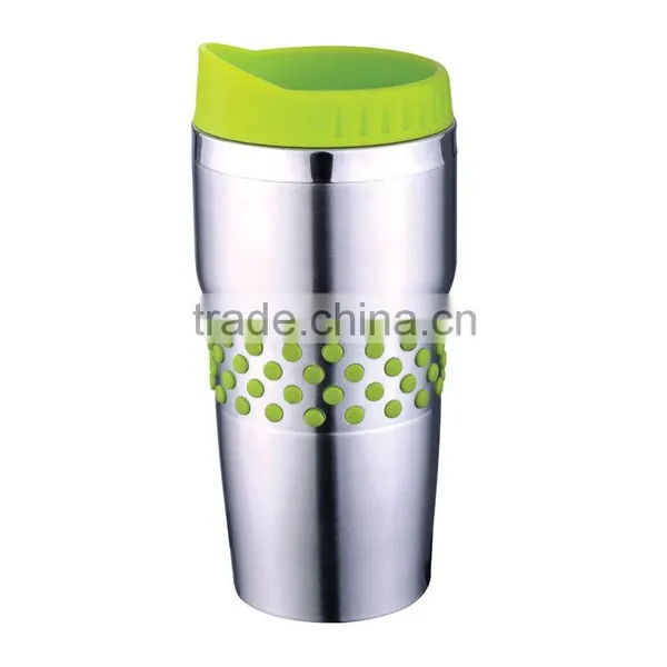 Stainless Steel Double Wall 16oz Travel Mugs With Handle photo-4