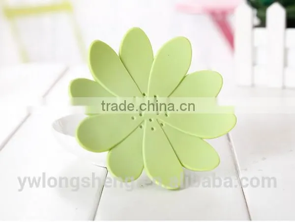 Nice Design Plastic Soap Dish in Flower Shape photo-2