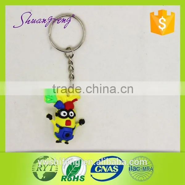 Fashionable Keychain Custom Any Design Cute Pvc Keychain photo-2