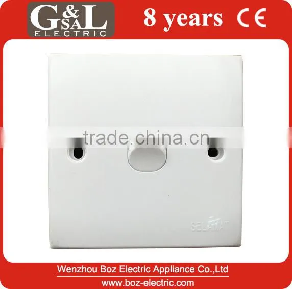 1 Gang 1 Way Wall Switch One Gang Two Way Switch 10 Amp Hot Sale British Standard