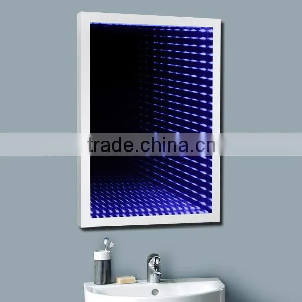 CE IP44 3D Bathroom Fancy LED Infinity Mirror photo-3