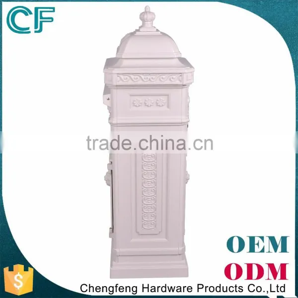 The Most Popular Style In Europe New Style Cast Aluminiun White Letterboxes For Sale From China photo-5