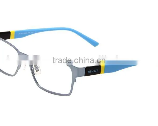0.6MM Stainless Steel Frame Optical Eyeglasses With Acetate Temple photo-4