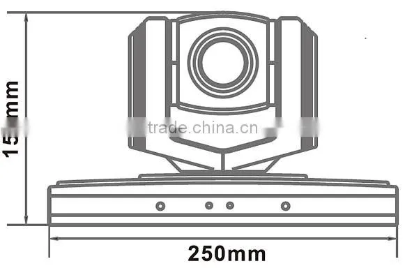 3.27 Megapixel Sony 20X Optical 12X Digital Zoom HD PTZ Video Conference System Camera DVI-I Video Utput (SCV-HD820-SN6300) photo-3