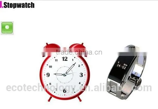 2016 Bluetooth Bracelet Full Steel Smart Bracelet D8 Sync Answer Phone Wrist LED Digital Watch photo-2