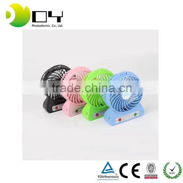Hot Selling Gift Items Rechargeable Battery Mini Electric Hand Fan With LED Light Mini Cooler Usb photo-2