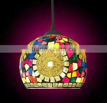Colorful Glass Mosaic Pendant Light for Home Decoration Supplier's Choice photo-5