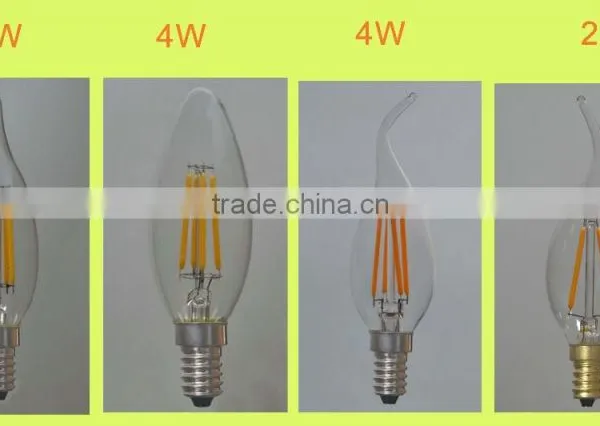 Dimmable 2W E14 E27 B22 Filament LED Bulb photo-2