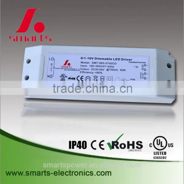 PWM and 0-10V 900ma Dimmable 45w Led Driver With Plastic Cover for Led photo-4