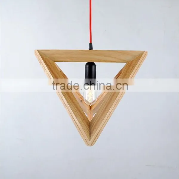 Vintage Industrial Wooden Pendant Light Edision Bulb Pendant Light