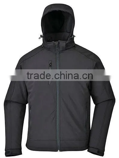 HIGH QUALITY SOFTSHELL HOODED JACKET FOR MEN photo-1