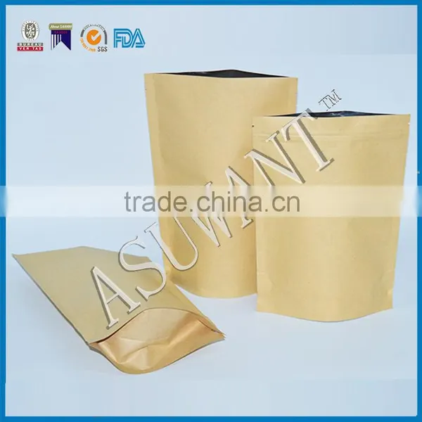 Zipper Top Sealing & Handle and Accept Custom Order Coffee Bag With Valve photo-5