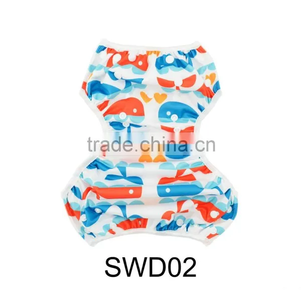 2016 Alva Newest Fashionable Position Prinrted Swimming Diapers Reusable Cloth Baby Swim Diapers photo-5