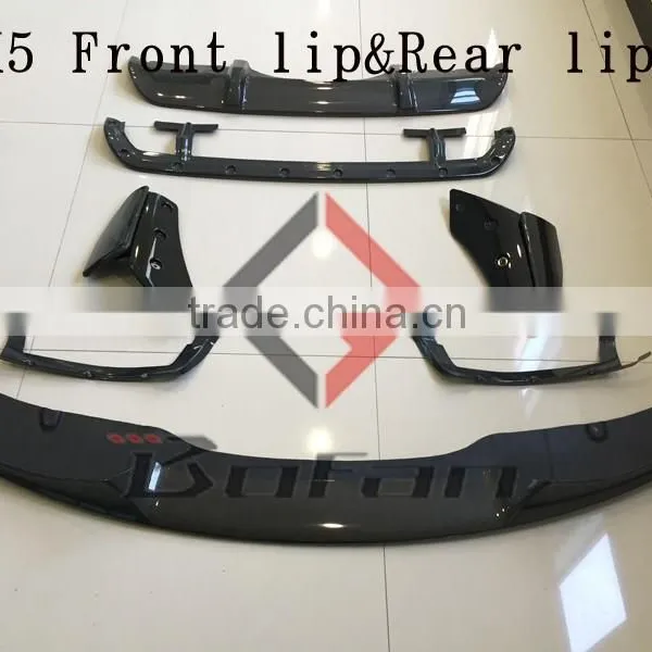XDriver Series F15 X5 Carbon Front Lip and Rear Lip for BMW F15 M-tech 14-15