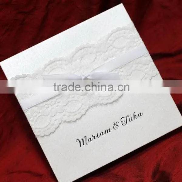 Top Grade Hot Selling Customized Sweet Wedding Card Beauty photo-2