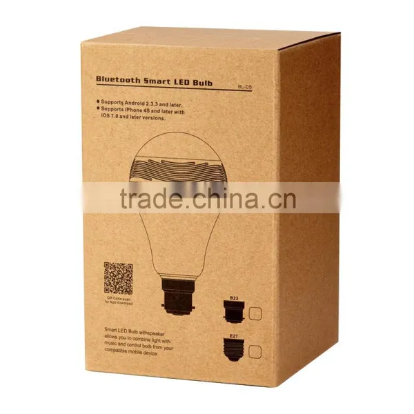 RGBW Smart Bluetooth LED Light Bulb Speaker photo-6